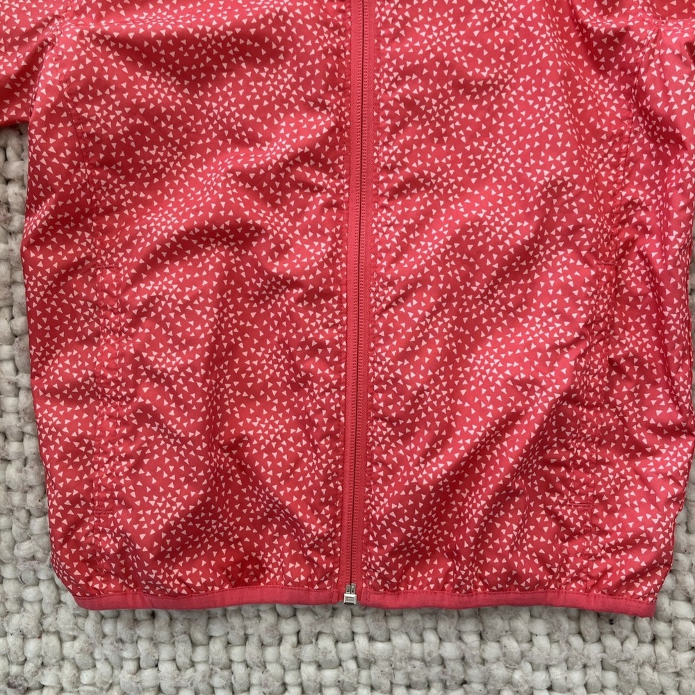 Columbia Girls' Pink Hooded Windbreaker Rain Jacket Small 8 Lined Outdoors Omni - Picture 4 of 11